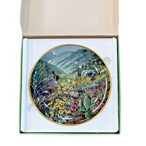 Genuine Kaiser Porcelain "Scouting the Slopes" Limited Edition Collector's Plate